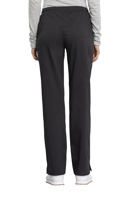 Mid Rise Straight Leg Drawstring Pant