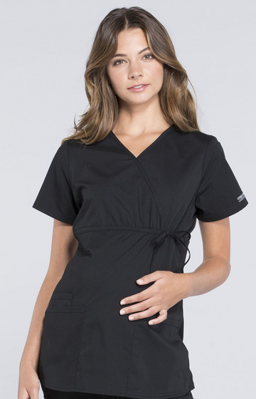 Maternity Mock Wrap Top