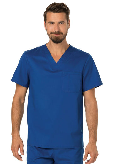 Men's Tuckable V-Neck Top - Galaxy Blue