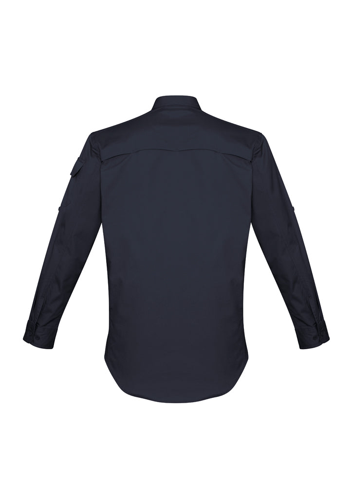 Mens Rugged Coolings L/S Shirt - Navy