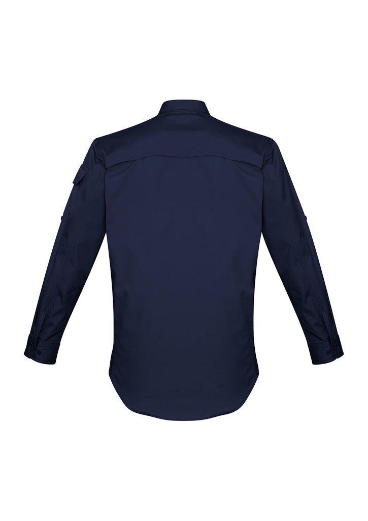 Mens Rugged Coolings L/S Shirt - Navy