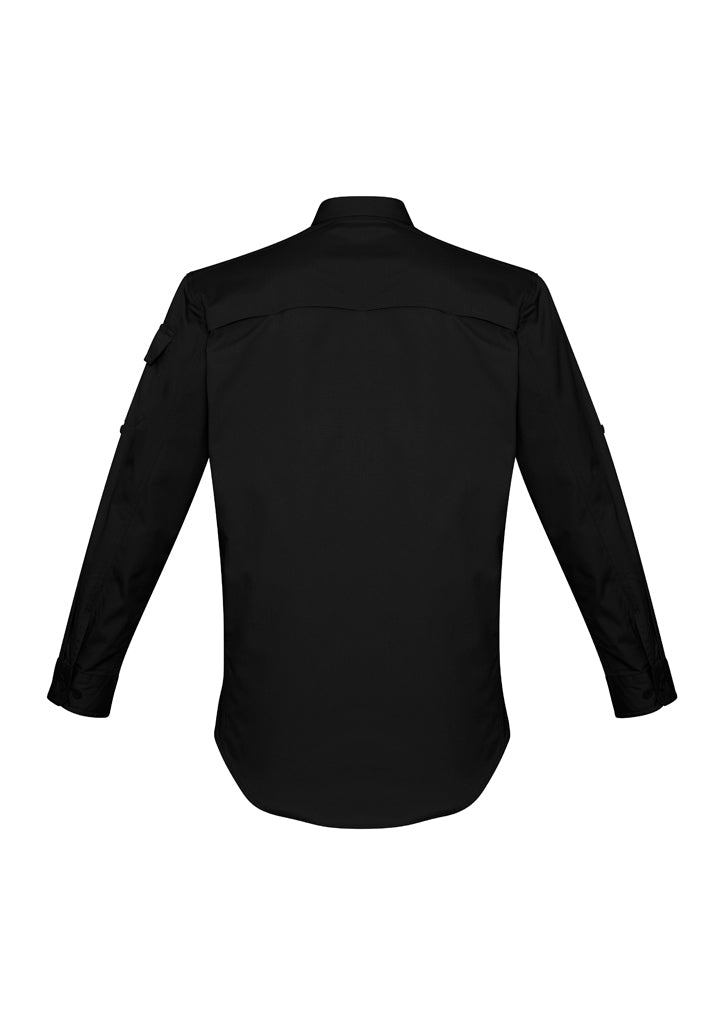 Mens Rugged Coolings L/S Shirt - Black