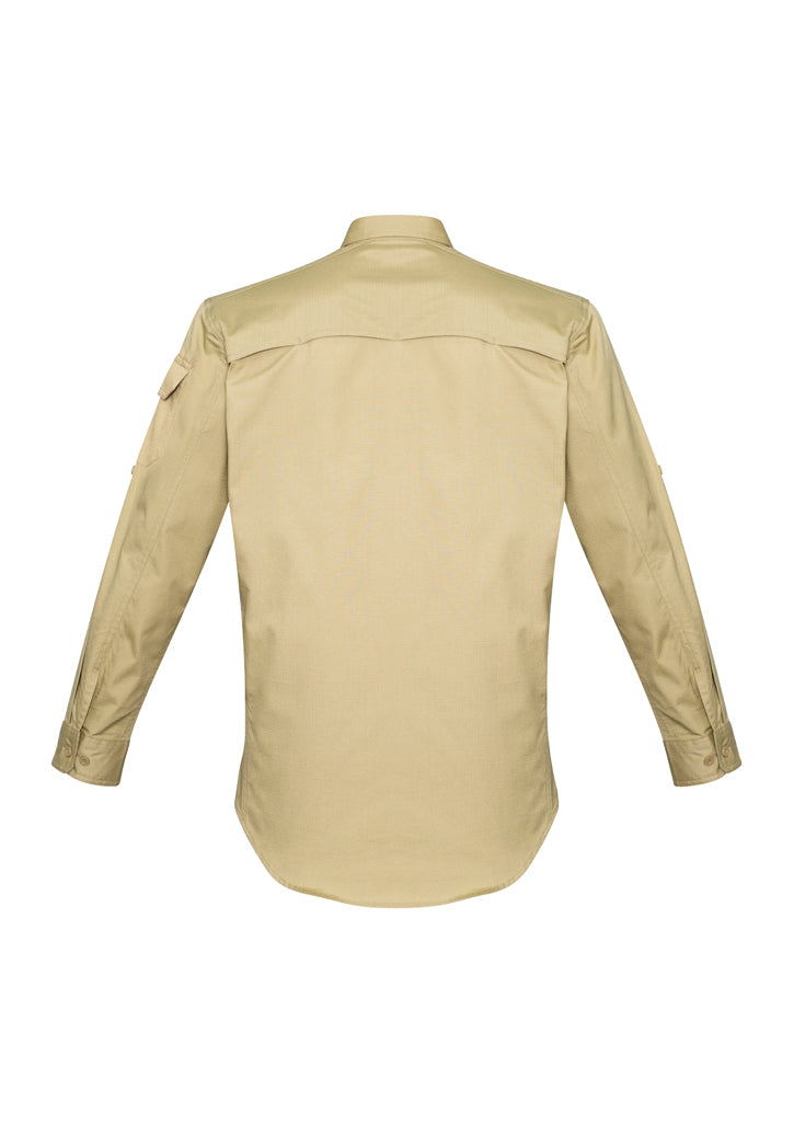 Mens Rugged Coolings L/S Shirt - Khaki