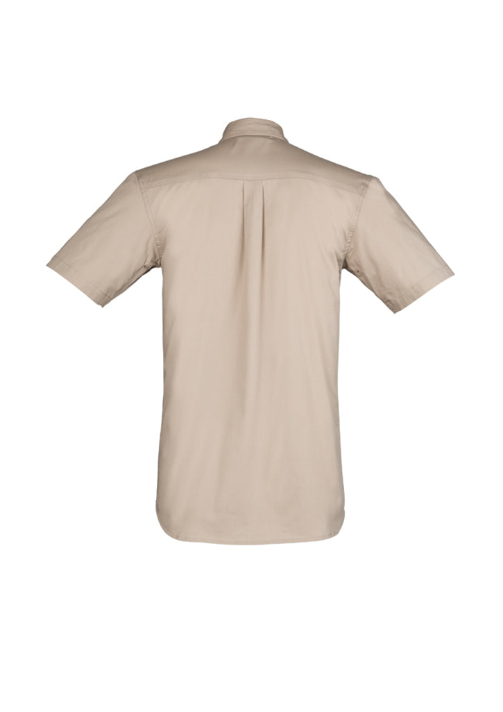 Light Weight Tradie Shirt SSL - Sand