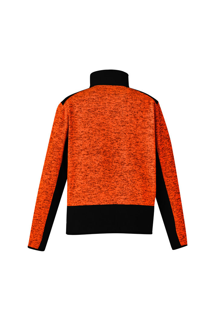 Unisex Streetworx Reinforces 1/4 Zip Pullover - Orange/Black