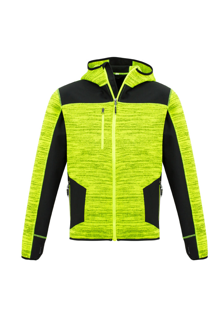 Streetworx Reinforced Knit Hoodie - Fluorescent Yellow