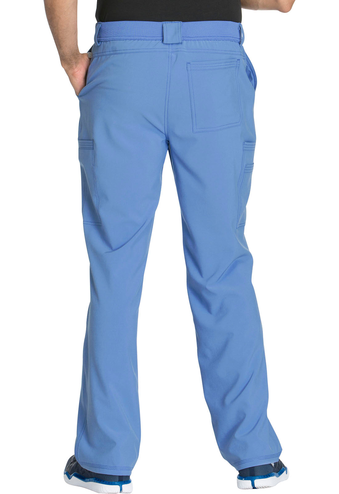 Cherokee Men's Infinity Fly Front Pant - Ciel Blue