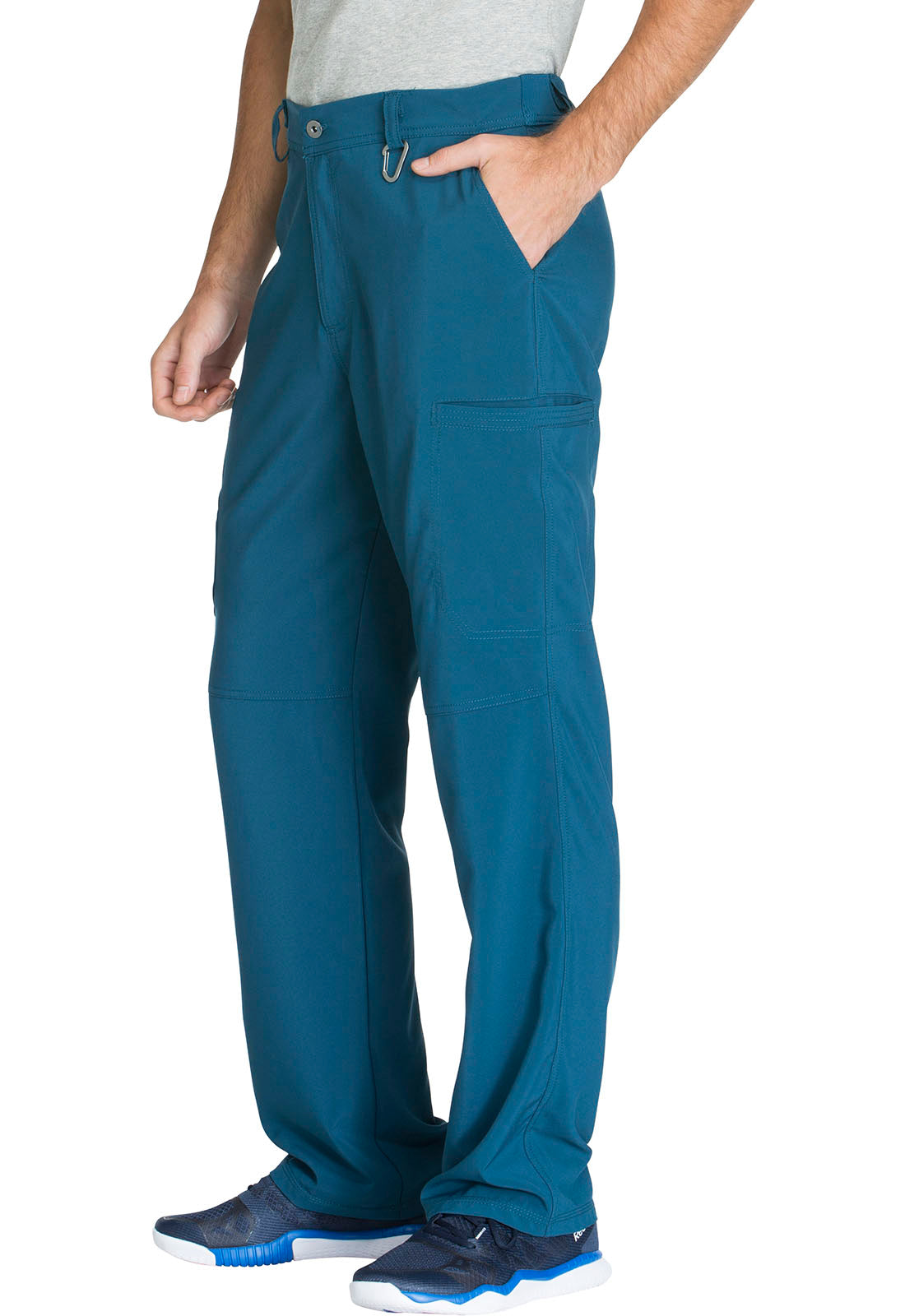 Cherokee Men's Infinity Fly Front Pant - Ciel Blue