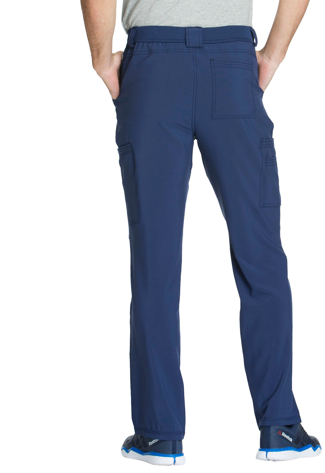 Cherokee Men's Infinity Fly Front Pant - Pewter