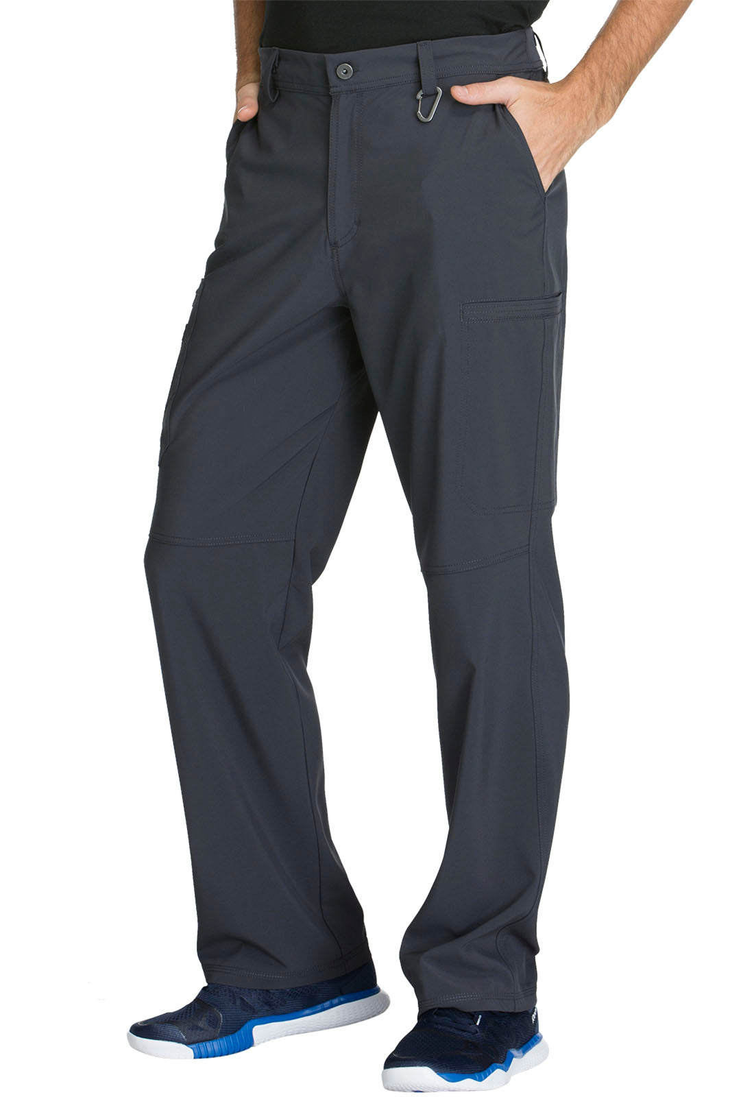 Cherokee Men's Infinity Fly Front Pant - Teal