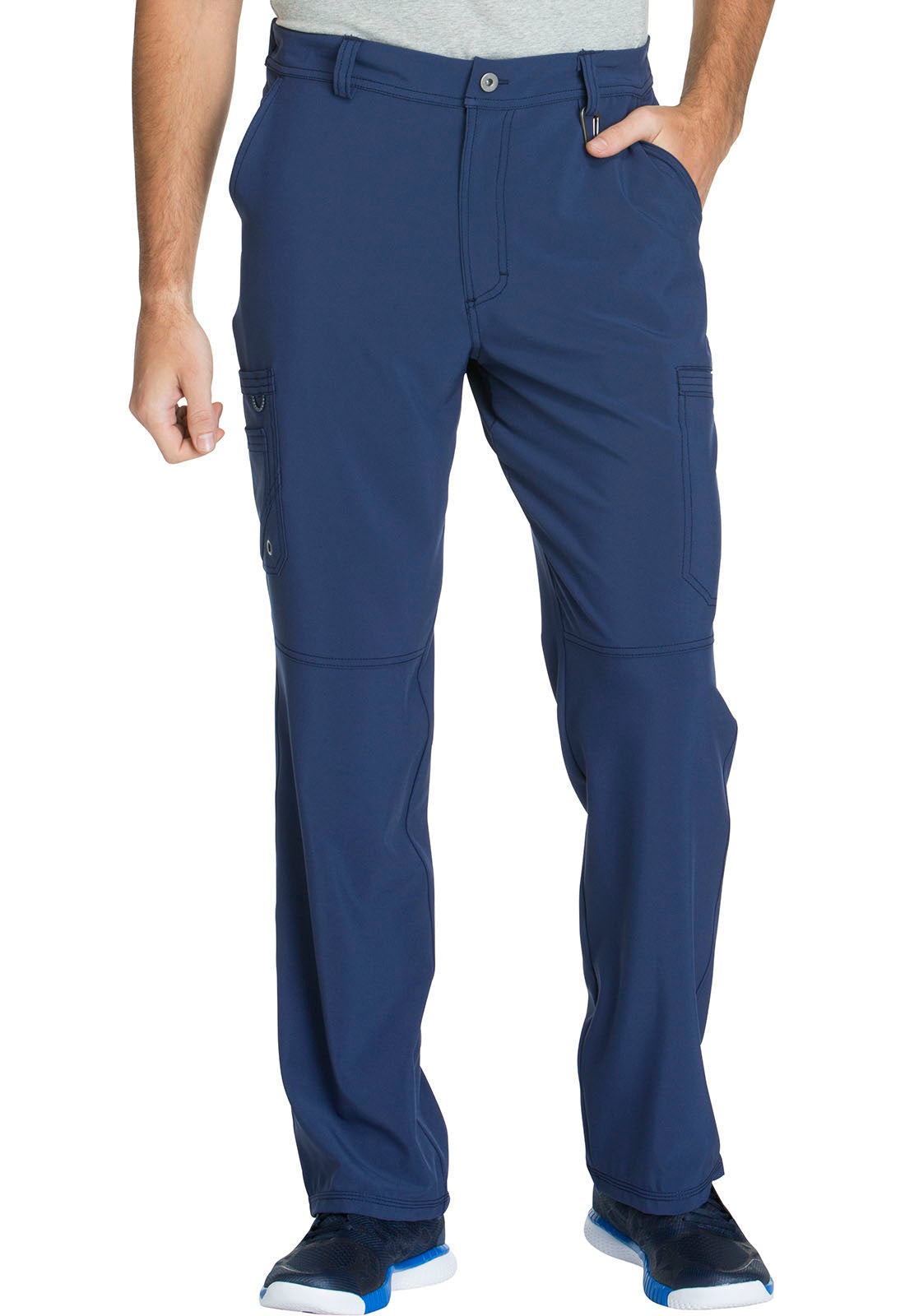 Cherokee Men's Infinity Fly Front Pant - Royal