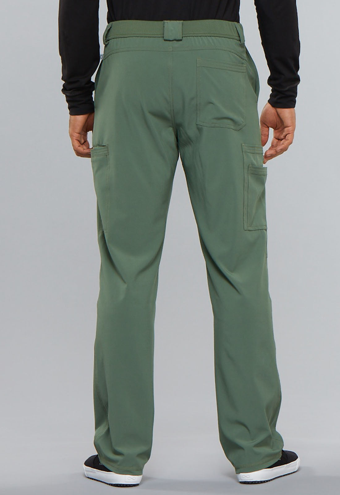 Cherokee Men's Infinity Fly Front Pant - Wine