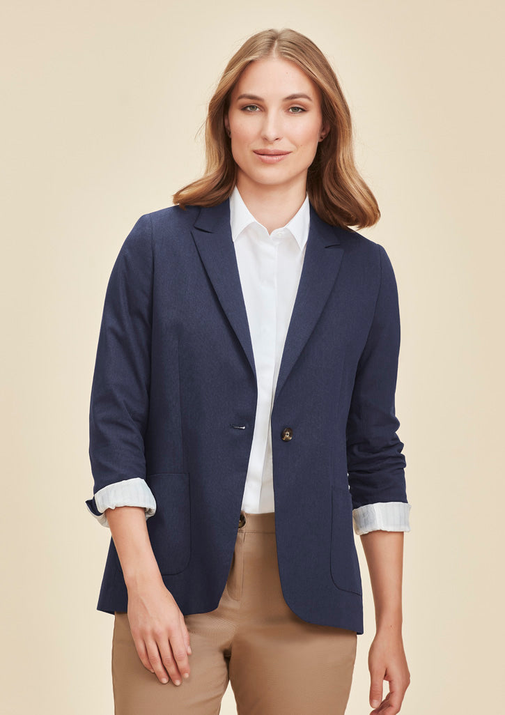 Arden Womens Smart Casual Blazer - Navy