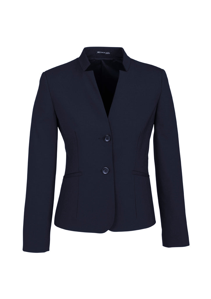 Ladies Short Jacket Reverse Lapel