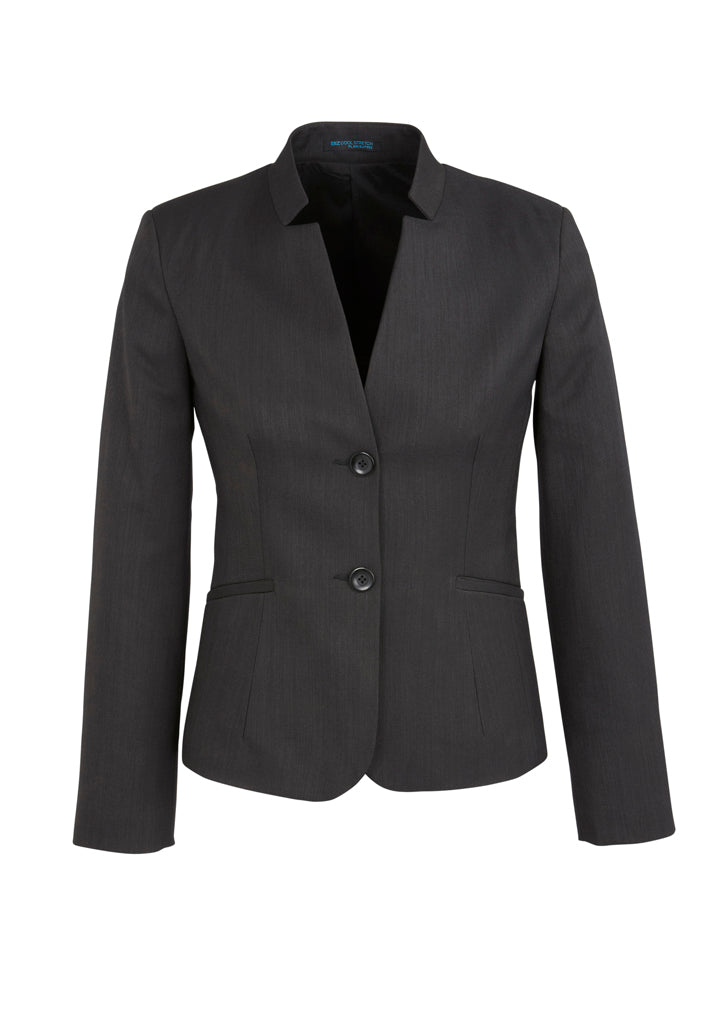 Ladies Short Jacket Reverse Lapel