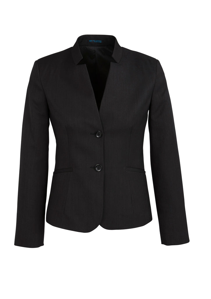 Ladies Short Jacket Reverse Lapel