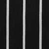 Bib Striped Apron with Pocket - Black/White