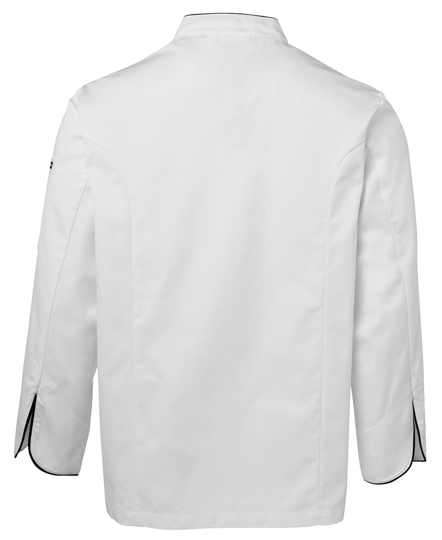 Chefs Jacket Polycotton LSL - Black