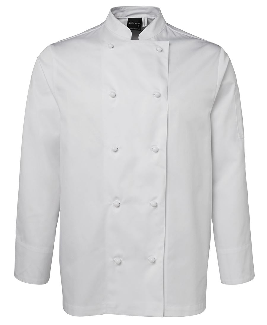 Chefs Jacket Polycotton LSL - Black