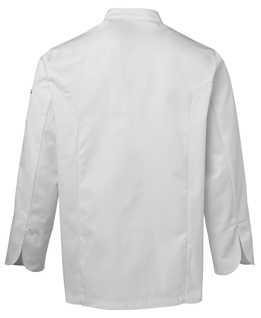 Chefs Jacket Polycotton LSL - Black