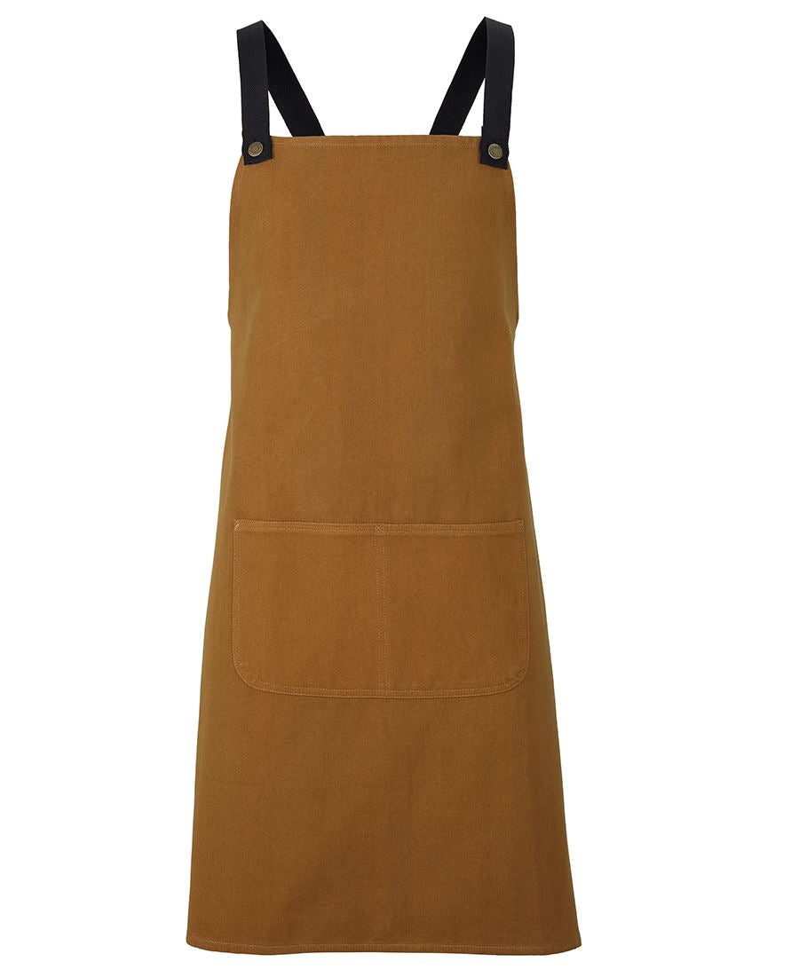 JB's Cross Back Canvas Apron (w/o strap) - Black