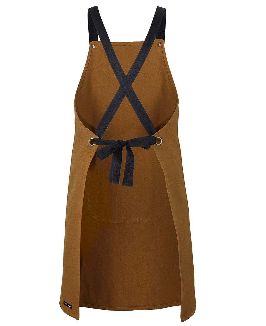 JB's Cross Back Canvas Apron (w/o strap) - Black