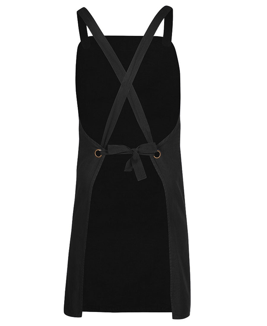 JB's Cross Back Canvas Apron (w/o strap) - Black