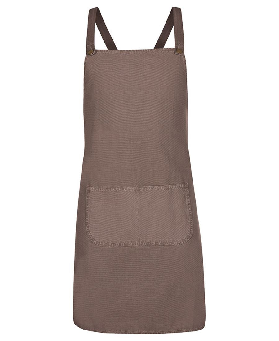 JB's Cross Back Canvas Apron (w/o strap) - Tan