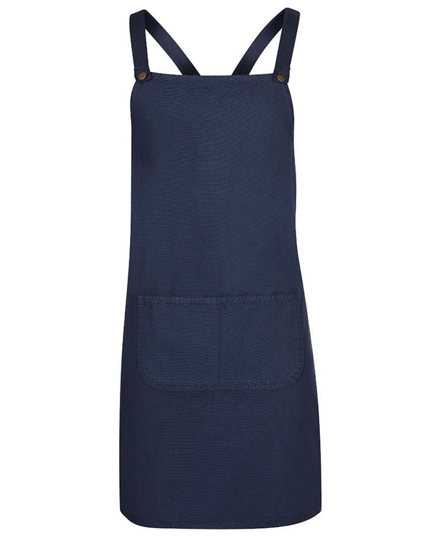 JB's Cross Back Canvas Apron (w/o strap) - Navy