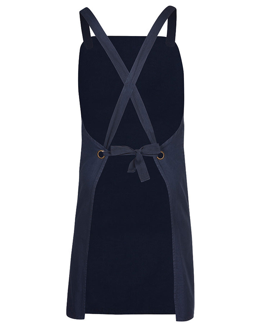 JB's Cross Back Canvas Apron (w/o strap) - Black