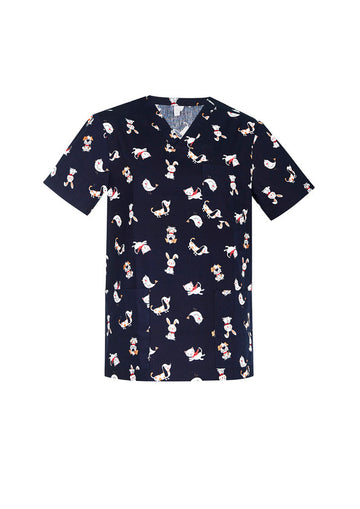 Men's Best Friend Scrub Top
