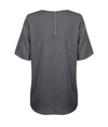 Short Sleeve Soft Taylor Top - Charcoal