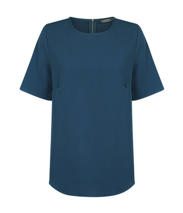 Short Sleeve Soft Taylor Top - Ocean