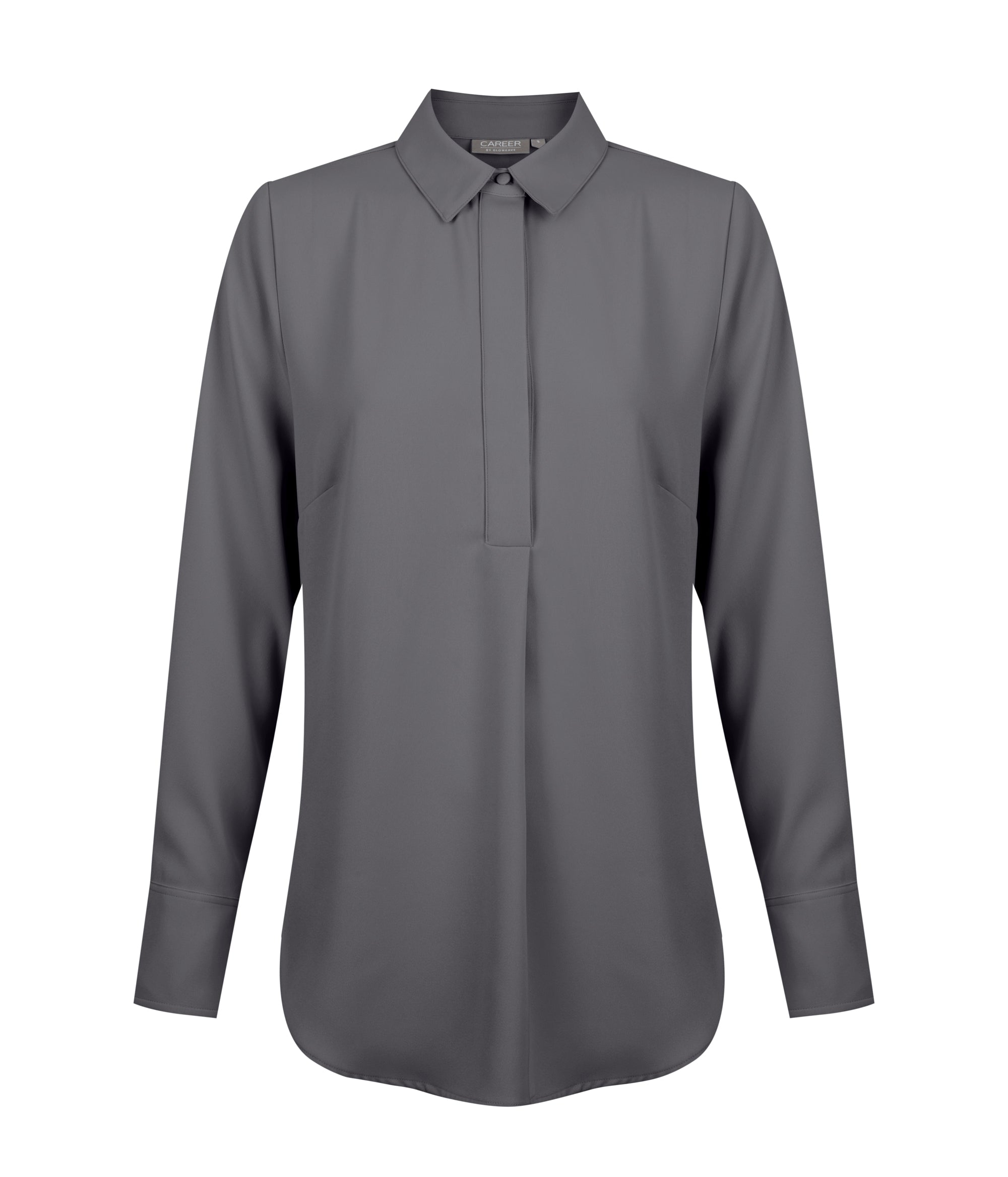 Long Sleeve Soft Quinn Top - Charcoal