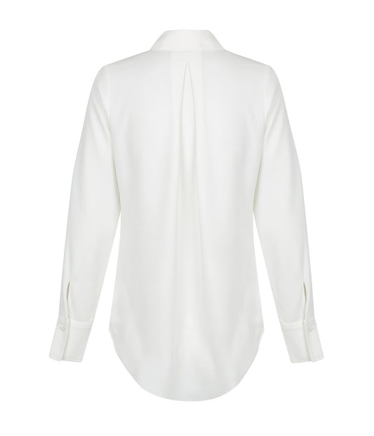 Long Sleeve Soft Quinn Top - Ivory