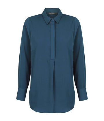 Long Sleeve Soft Quinn Top - Ocean