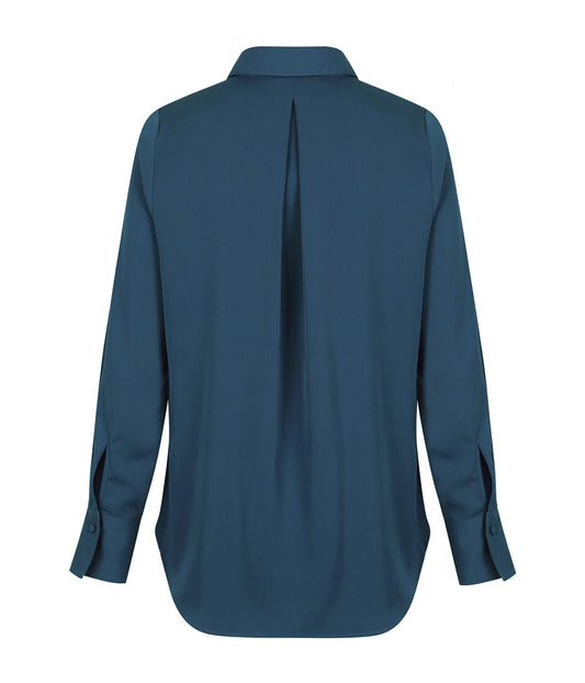 Long Sleeve Soft Quinn Top - Ocean