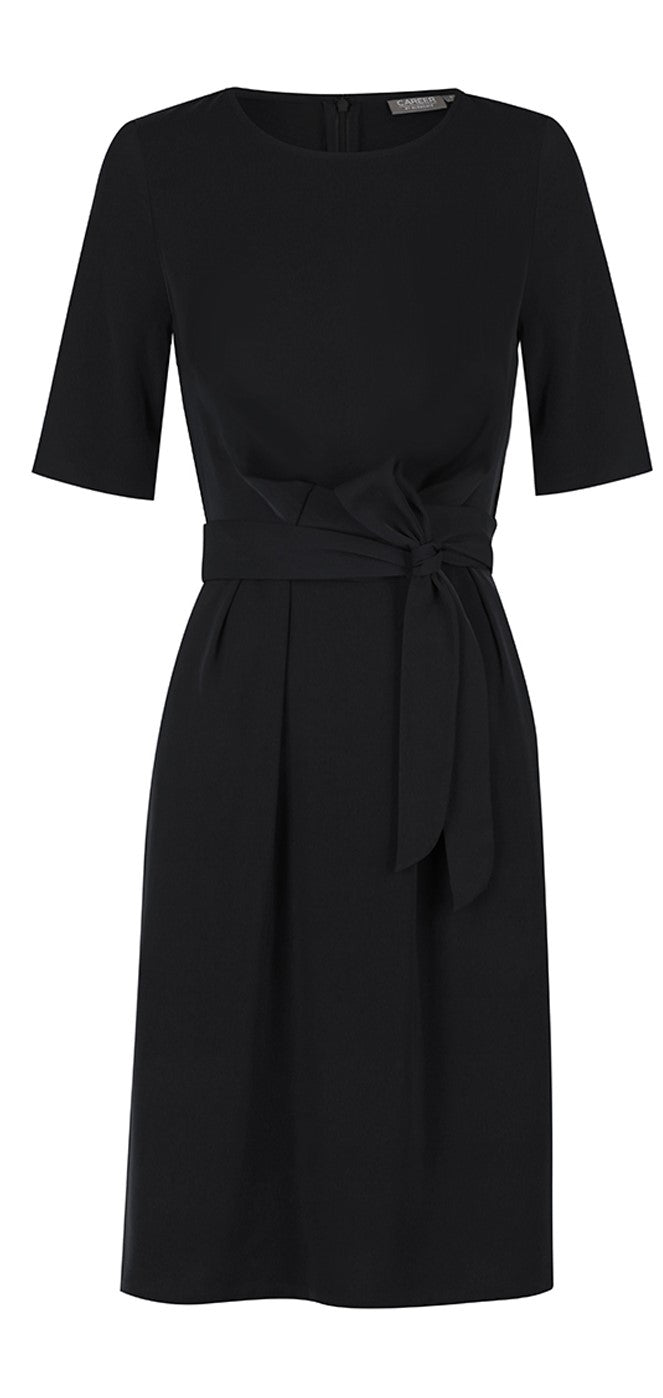 Mason Short Sleeve Dress - Black