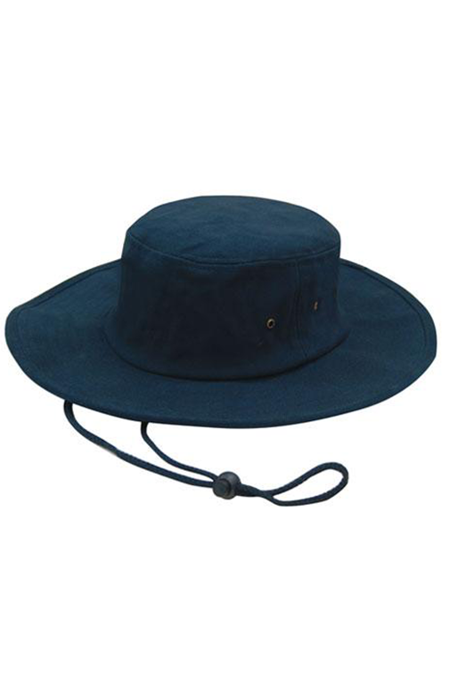 Wide Brim Hat - Navy