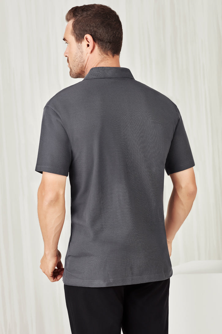 Crew Men's Polo Shirt - Charcoal