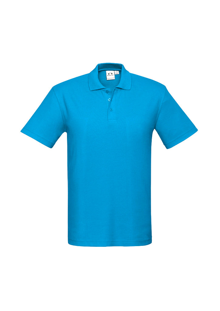 Crew Men's Polo Shirt - Cyan