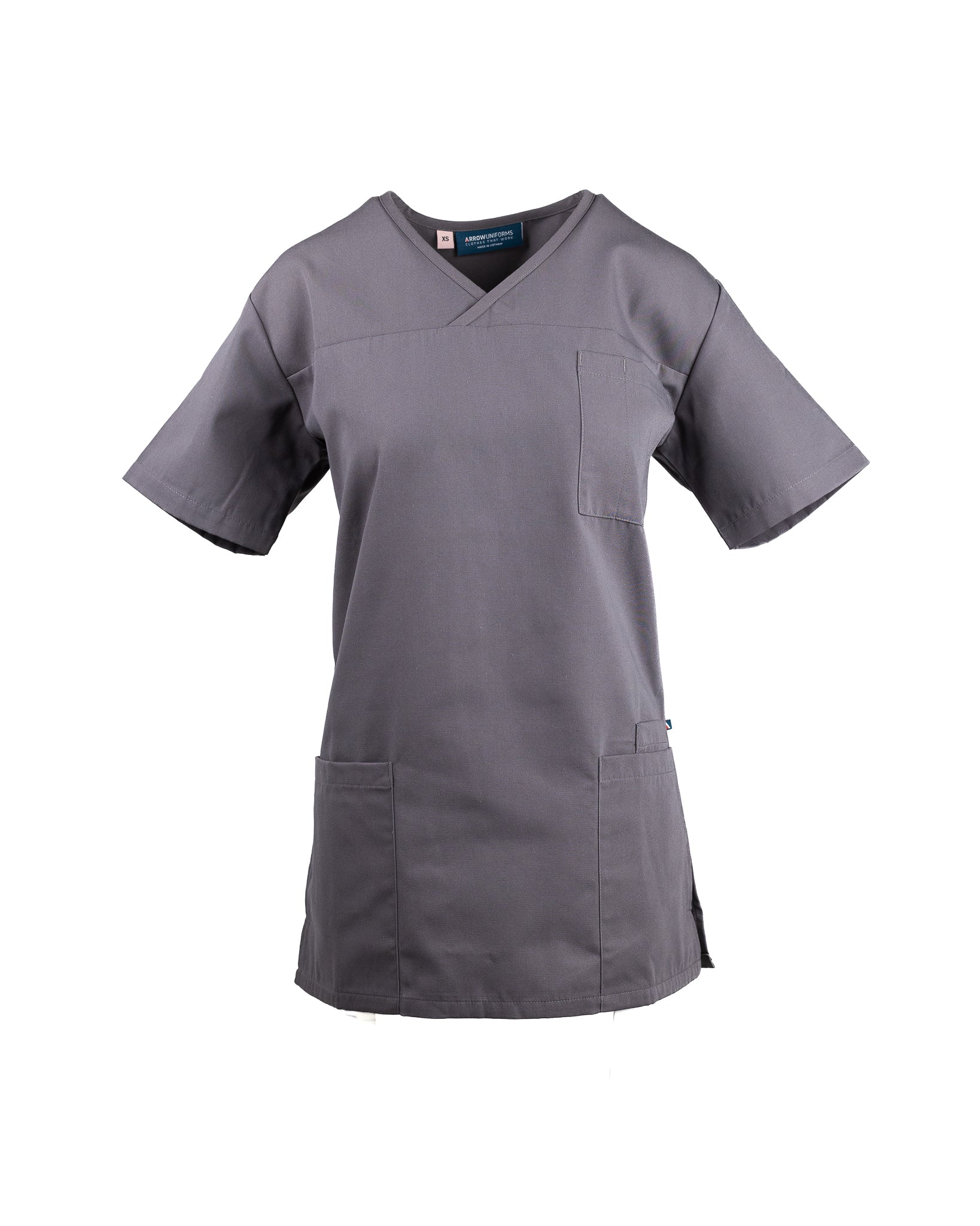 Polycotton Scrub Top - Cobalt