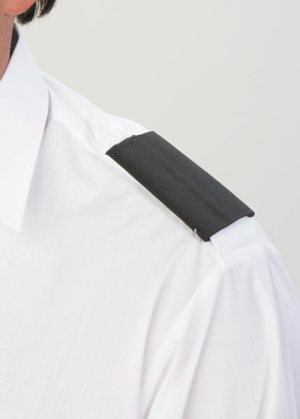 Security Officer Epaulettes - Black/White