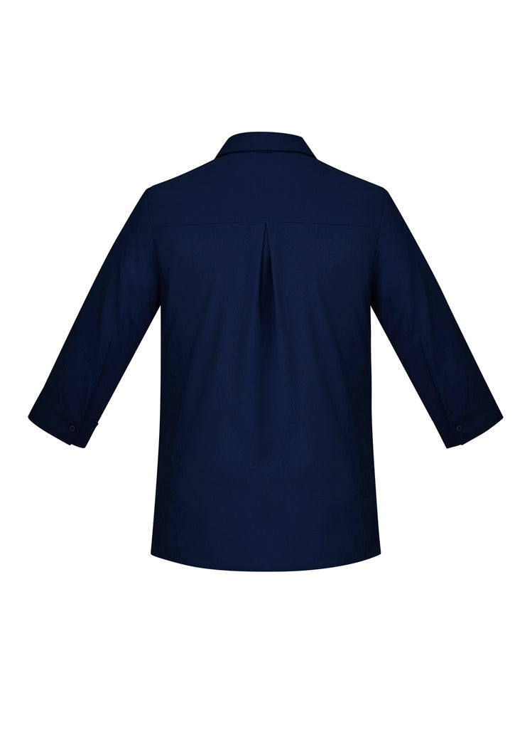 Womens Florence 3/4 Sleeve Shirt - Mid Blue