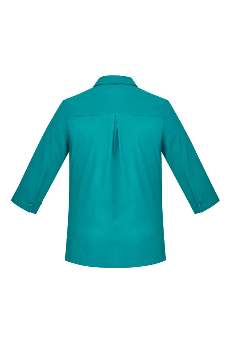 Womens Florence 3/4 Sleeve Shirt - Mid Blue