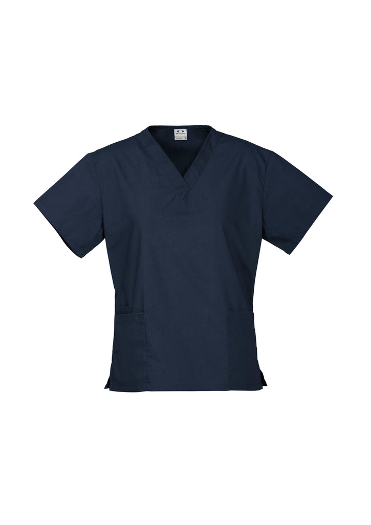 Ladies Classic Scrub Top - Black