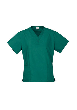 Ladies Classic Scrub Top - Black