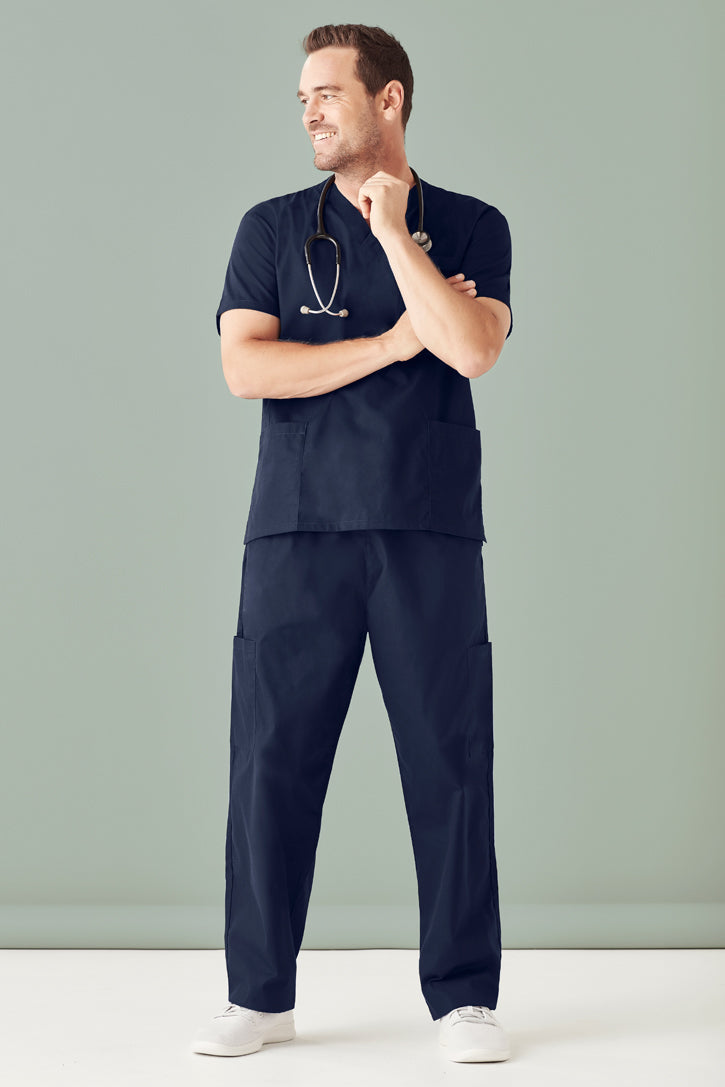 Unisex Classic Scrub Top - Black