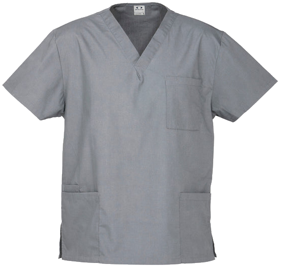 Unisex Classic Scrub Top - Black