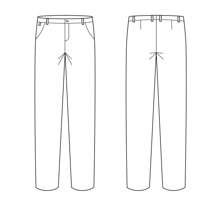 Men's Straight Leg Pant